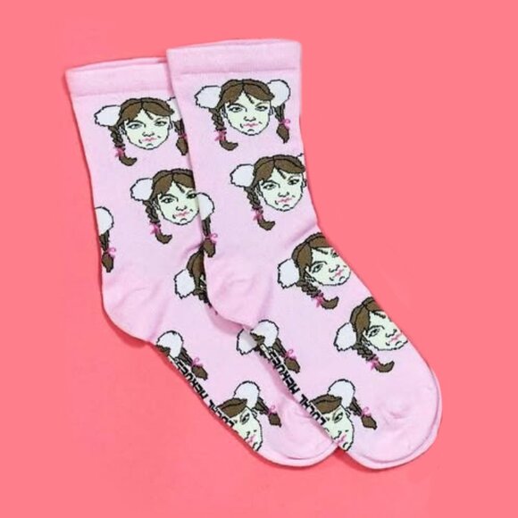 RARE Britney Spears 'Baby One more Time' theme socks by AlwaysFits - Picture 4 of 4